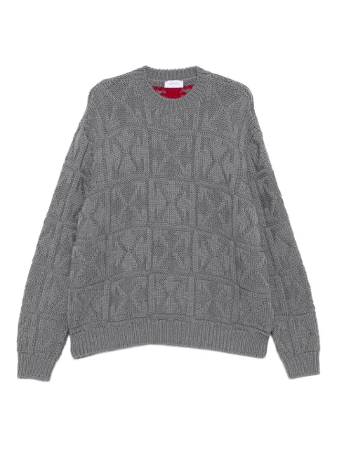Off-White patterned sweater
