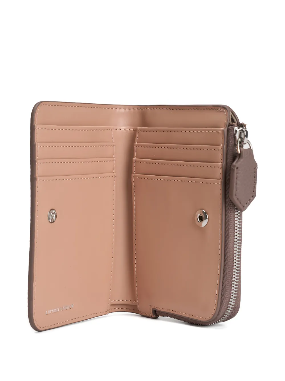 Emporio Armani Portemonnee met ritssluiting Bruin