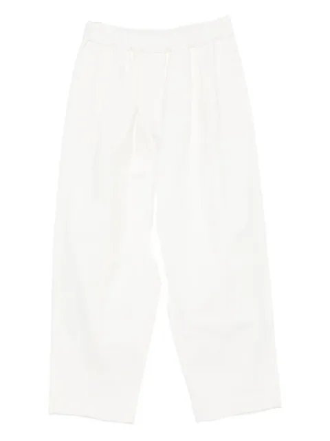 Tela pleat-detail trousers