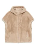 Betta Corradi zip-up waistcoat - Neutrals