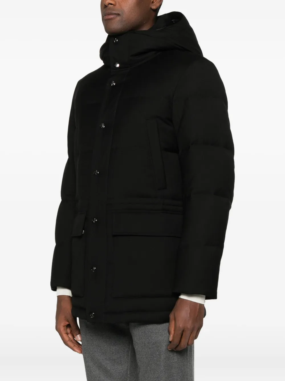 Montecore Gewatteerd jack Zwart