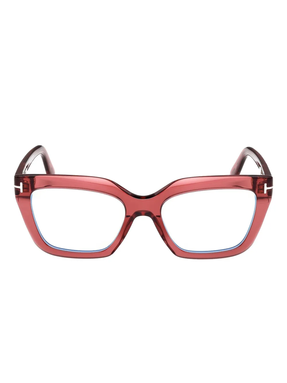 TOM FORD Eyewear square-frame glasses - Rosso