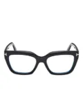 TOM FORD Eyewear square-frame hinge-detail glasses - Black