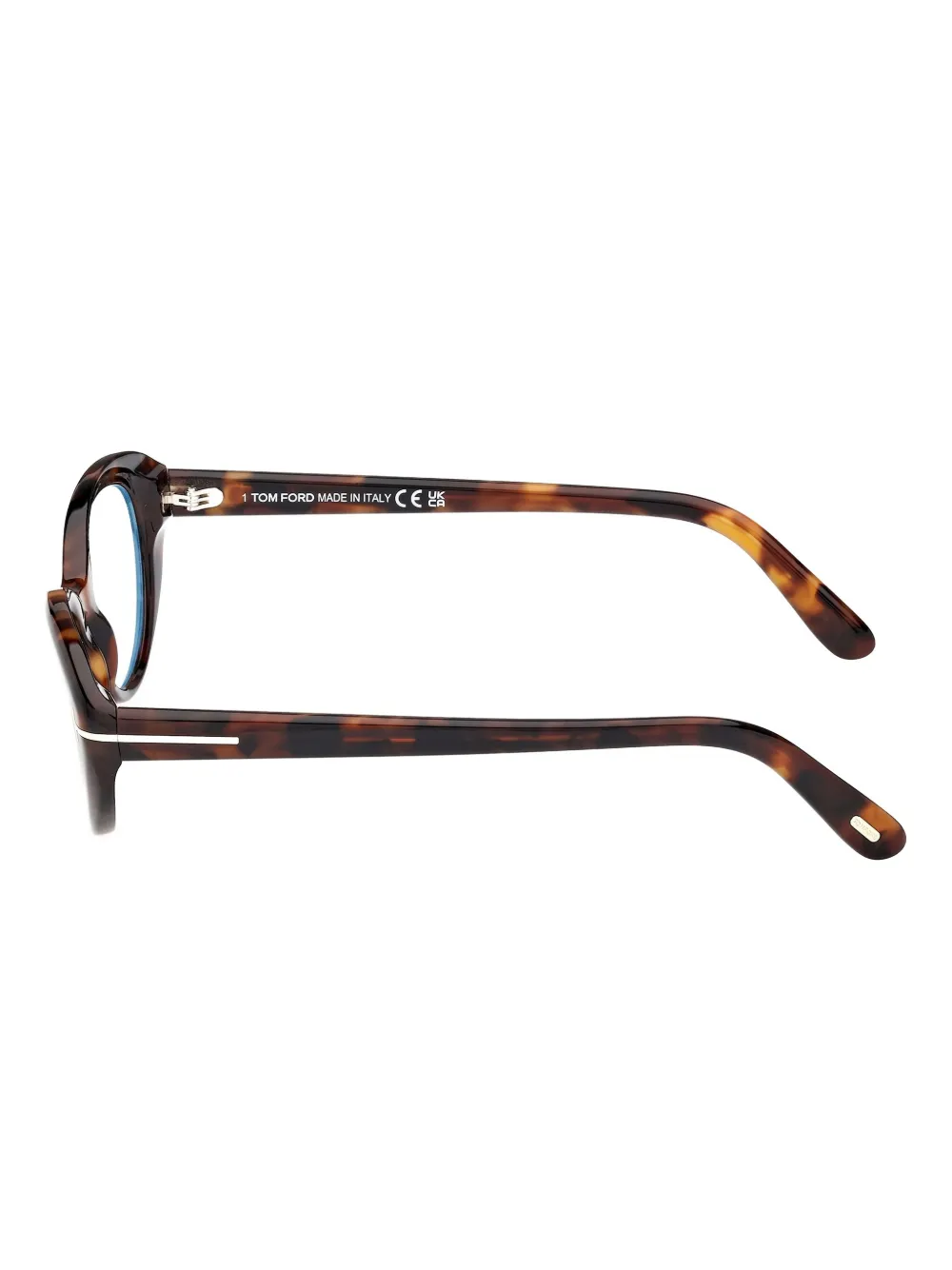 TOM FORD Eyewear Bril met cat-eye scharnierdetail Bruin