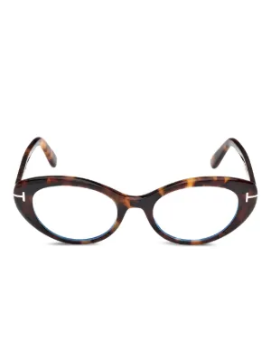 TOM FORD Eyewear cat-eye Tortoiseshell Glasses | Brown | FARFETCH