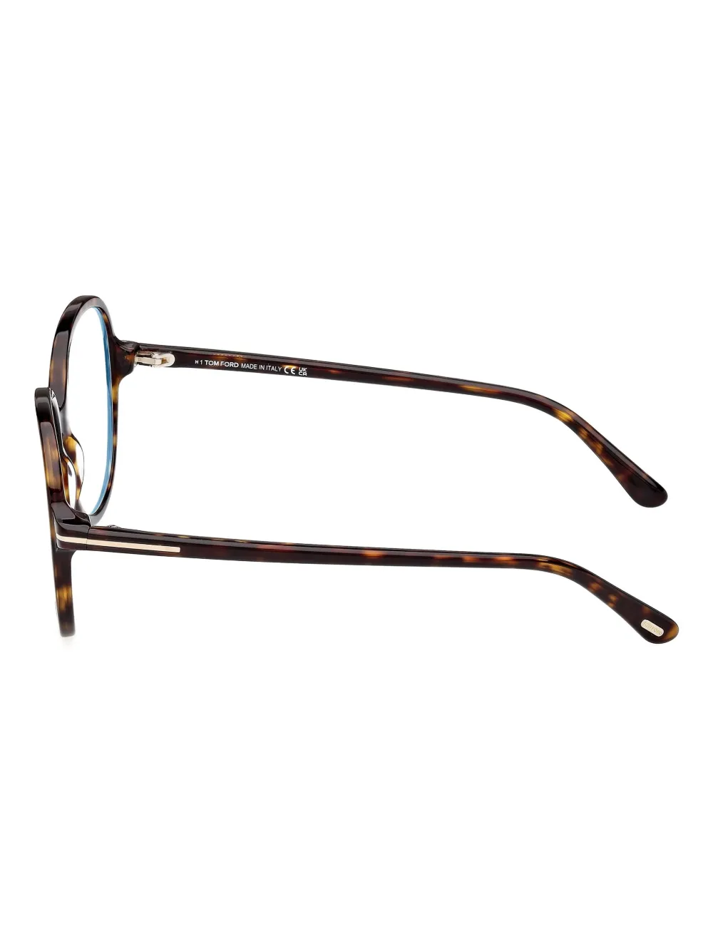 TOM FORD Eyewear Bril met rond montuur Bruin
