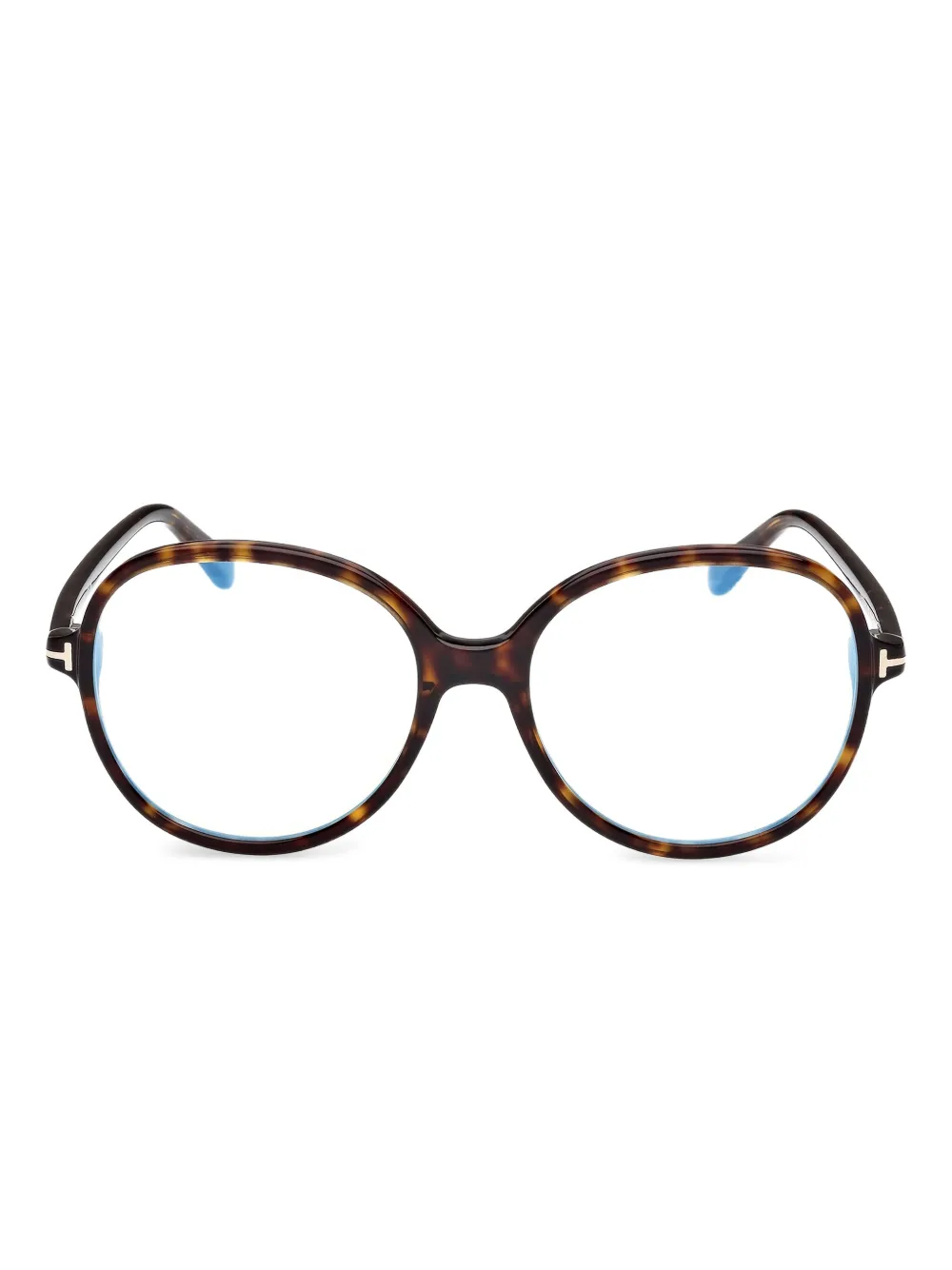 TOM FORD Eyewear round-frame glasses | Brown | Image 1