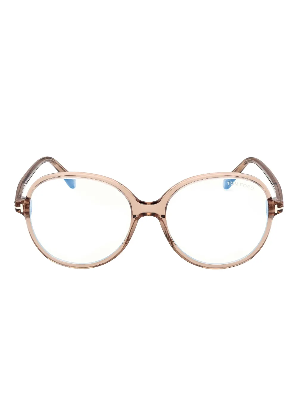 Tom Ford Round-frame Glasses In Gold