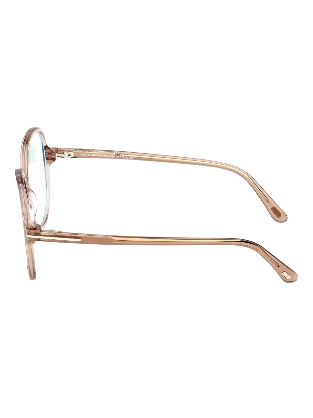 Tom Ford Round-frame Glasses In Gold
