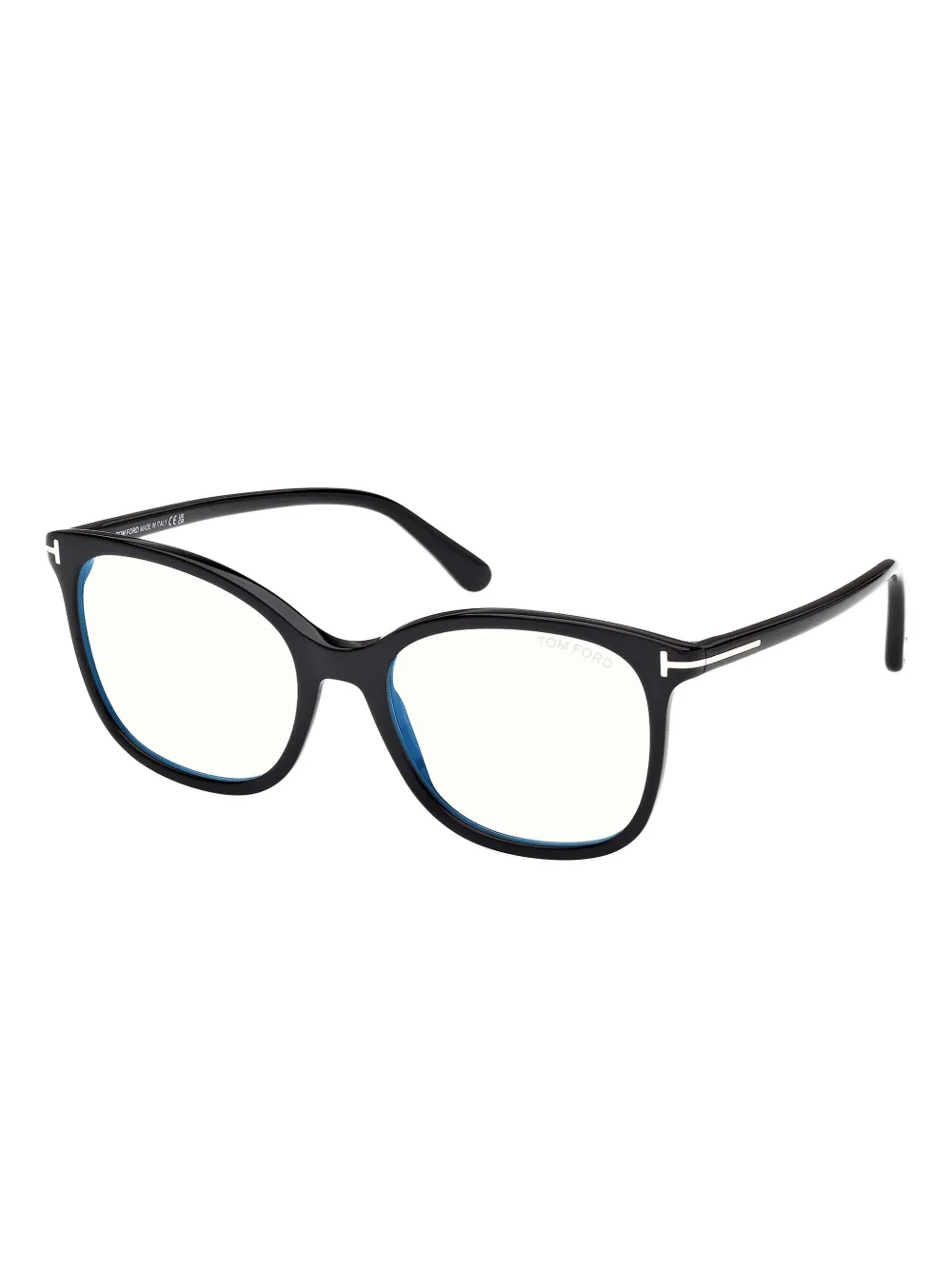 Tom Ford Round-frame Glasses In Black