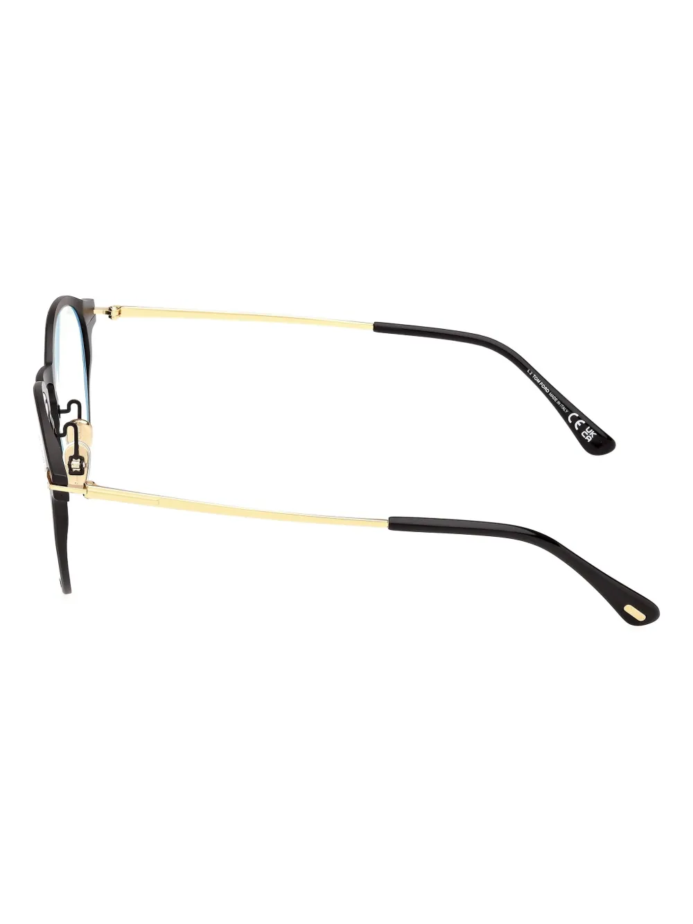 TOM FORD Eyewear Bril met rond montuur Zwart