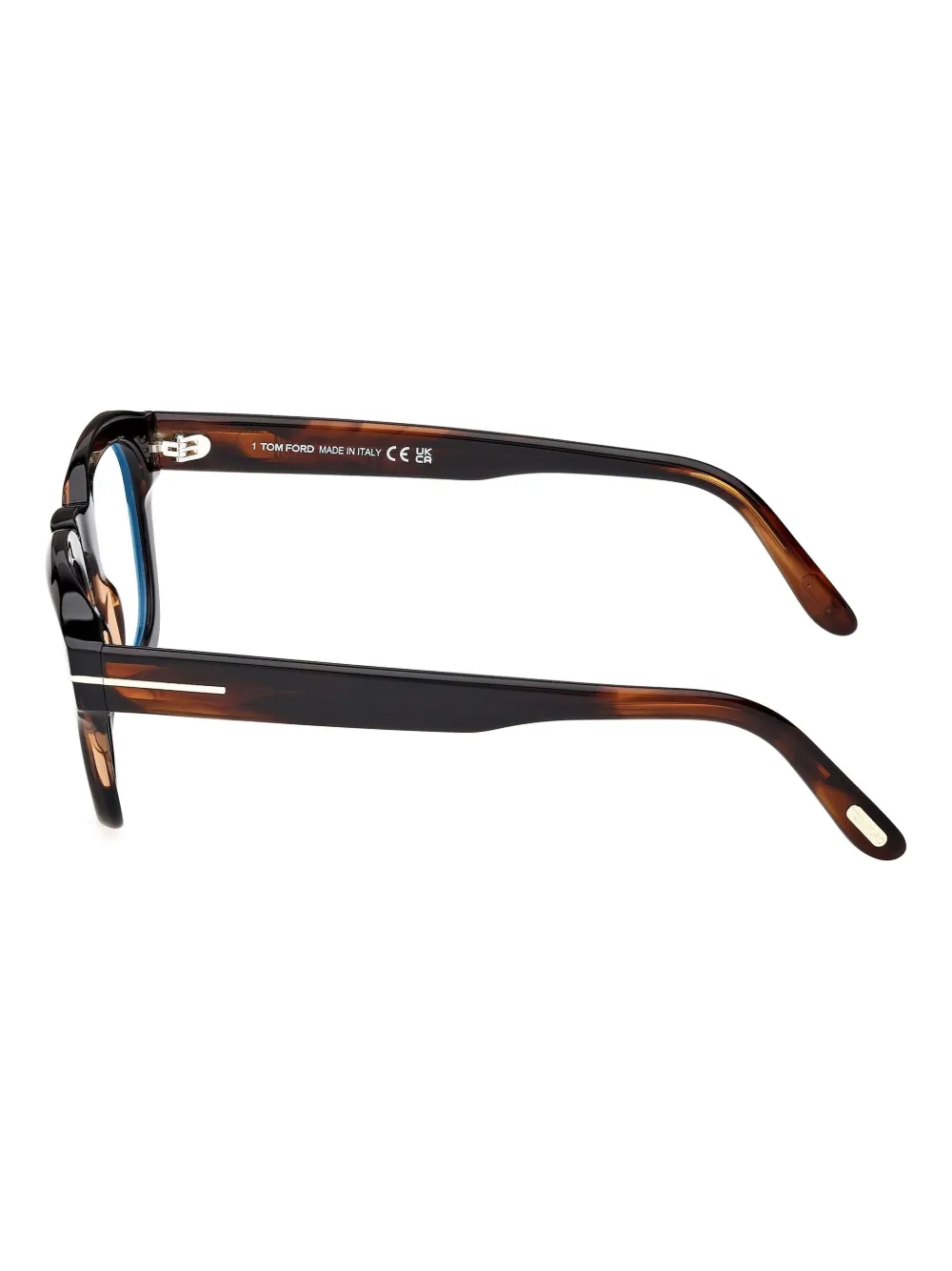 TOM FORD Eyewear Bril met vierkant montuur Bruin