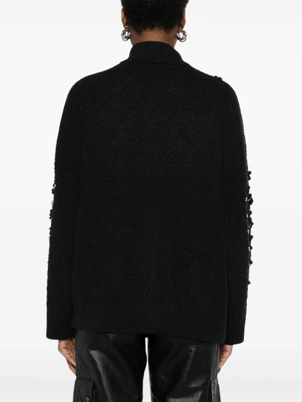 Essentiel Antwerp Vest verfraaid met stras Zwart