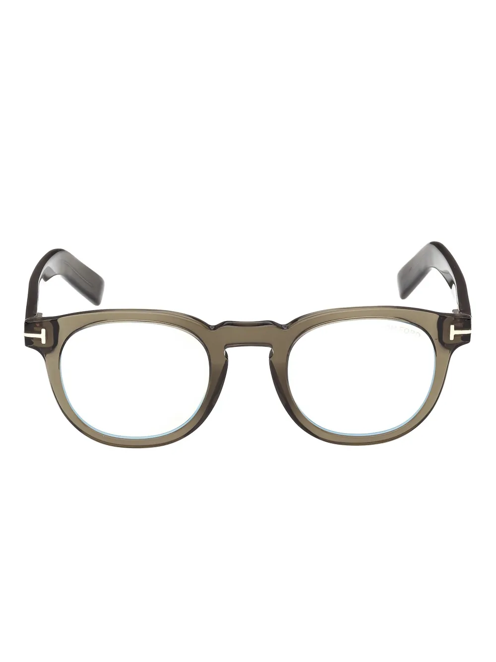 TOM FORD Eyewear round-frame glasses - Verde