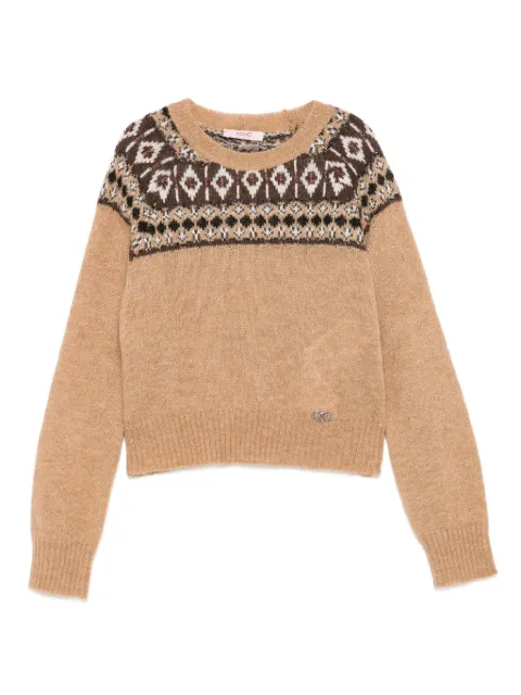 Liu Jo Kids patterned-knit sweater