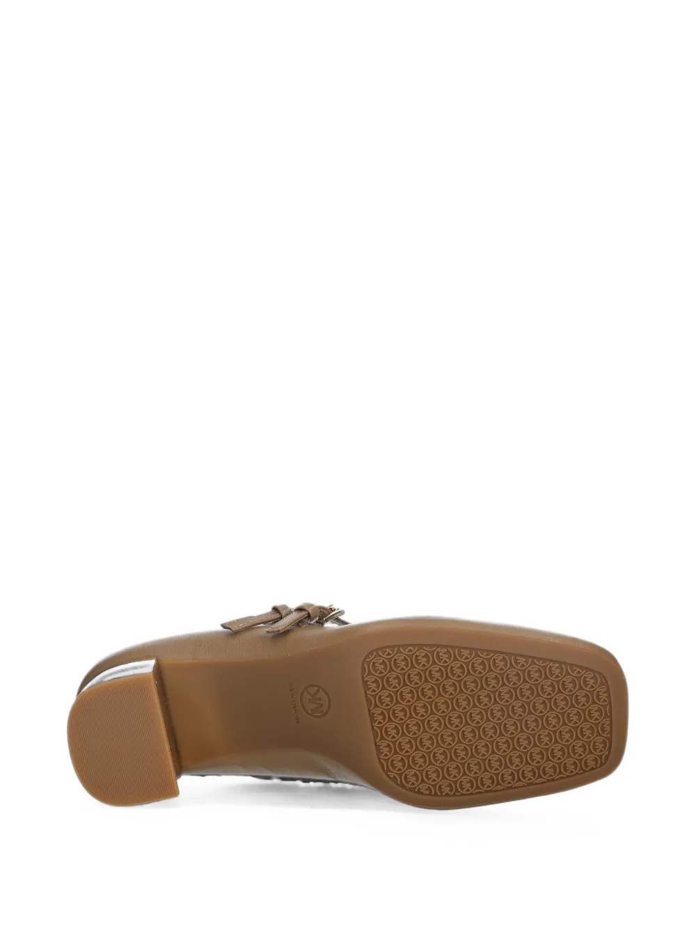 Michael Kors Matilda leather mary jane pumps Beige