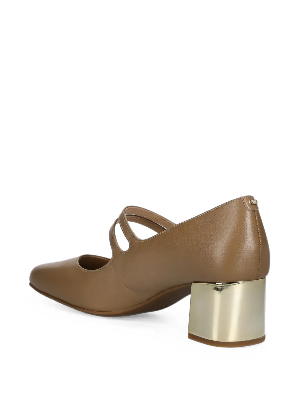 Michael Kors Matilda leather mary jane pumps Beige