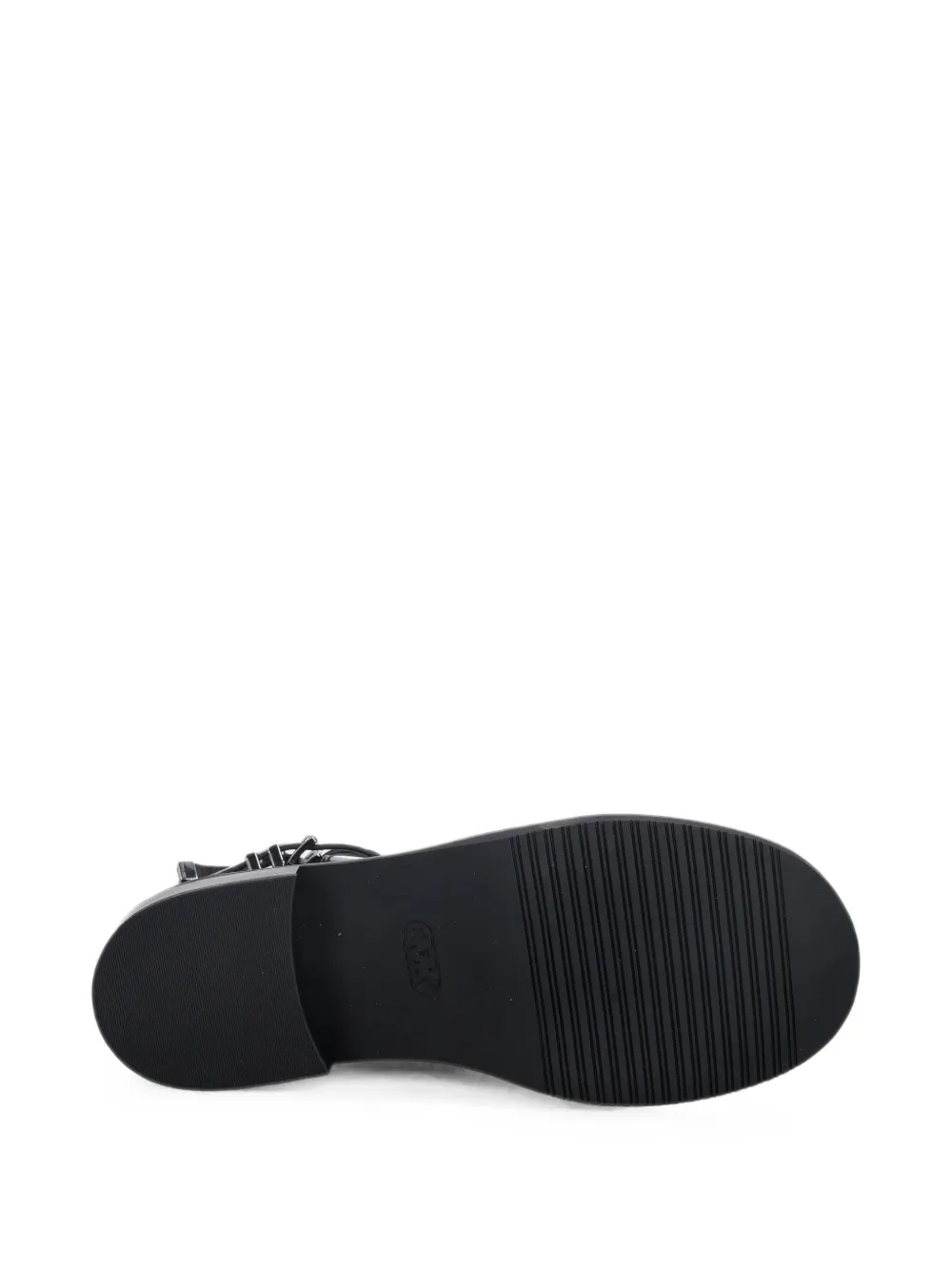 Michael Kors buckle-strap leather boots Zwart