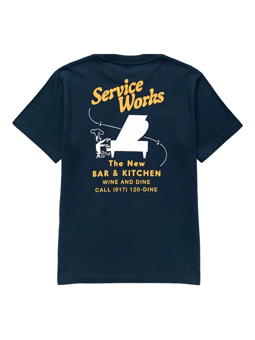 Service Works Bar Cuisine T-shirt | T-Shirts | Image 2