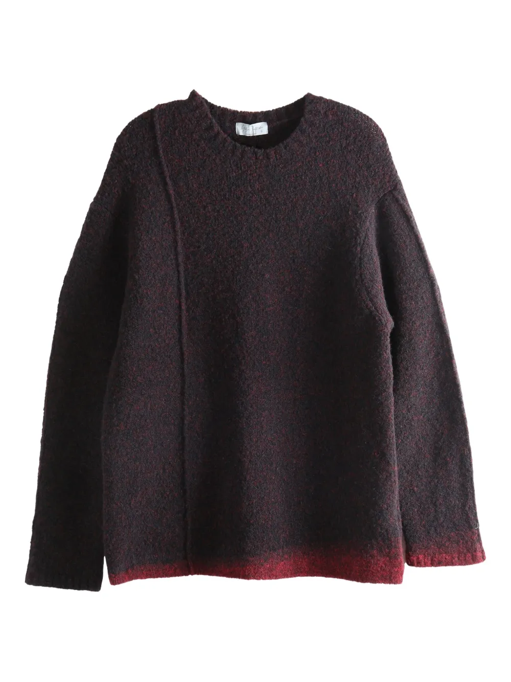 Yohji Yamamoto pull à détails de coutures | noir | Image 1