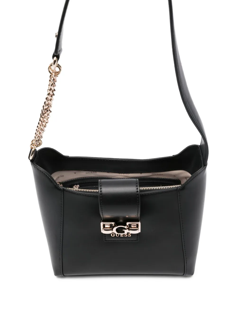 Guess Usa Jane Satchel Bag In Black