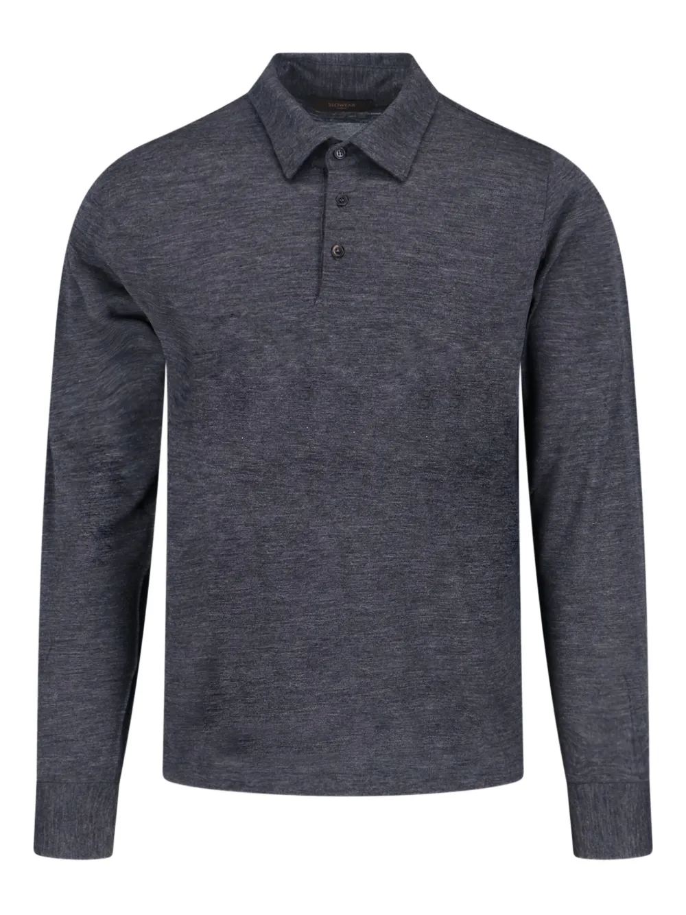 Zanone buttoned polo shirt - グレー Zanone buttoned polo shirt - グレー