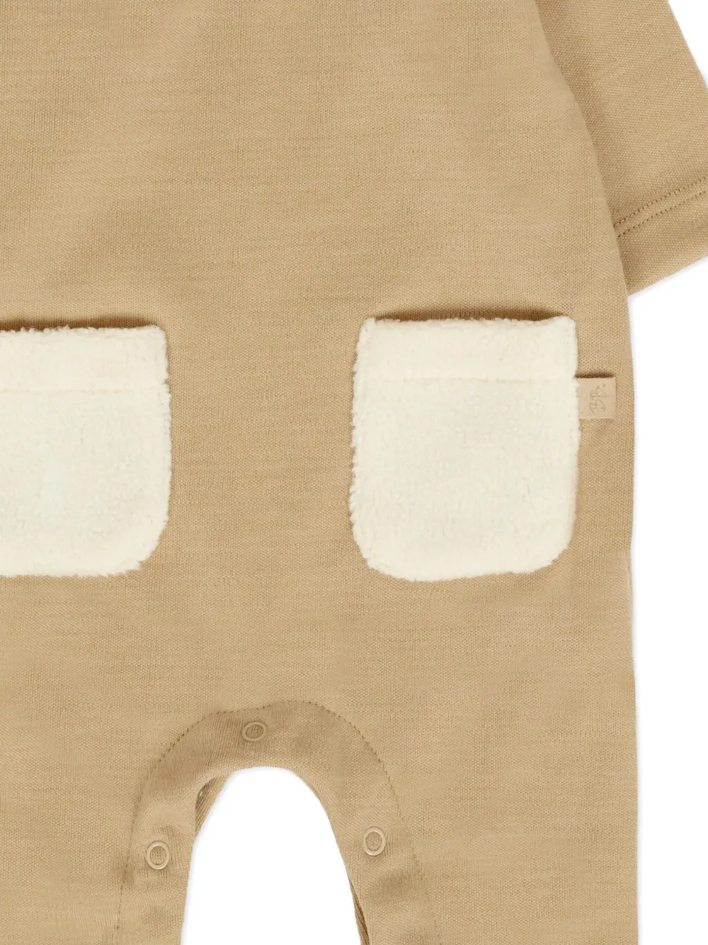 Bamboom Patch-pocket Romper In Brown