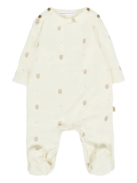 Bamboom squirrel-print babygrow