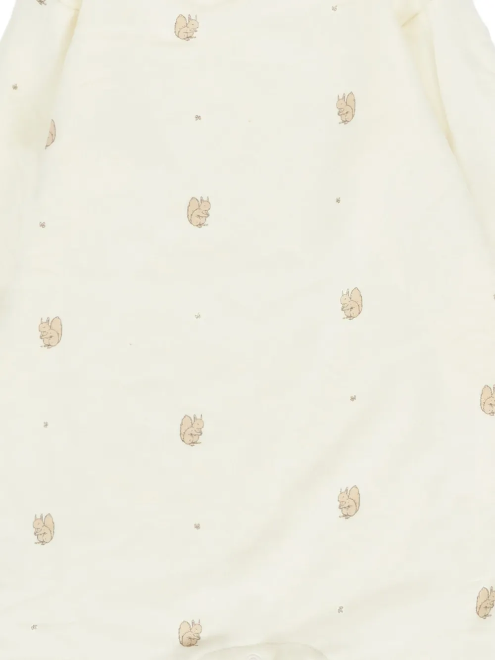 Bamboom Squirrel-print Babygrow In Neutral