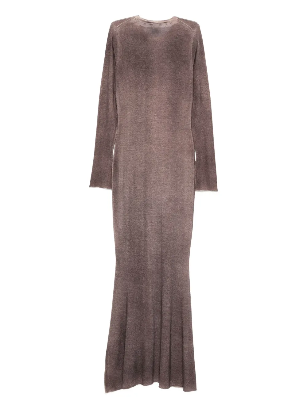 Canessa long-sleeved maxi dress - Beige