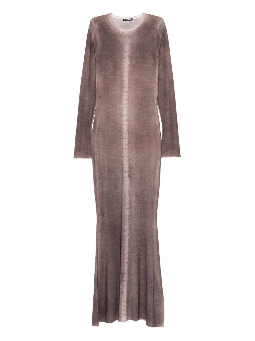 Canessa Long-sleeved Maxi Dress In Neutral