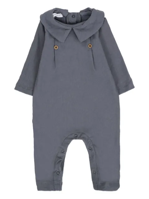 Bamboom collared buttoned babygrow