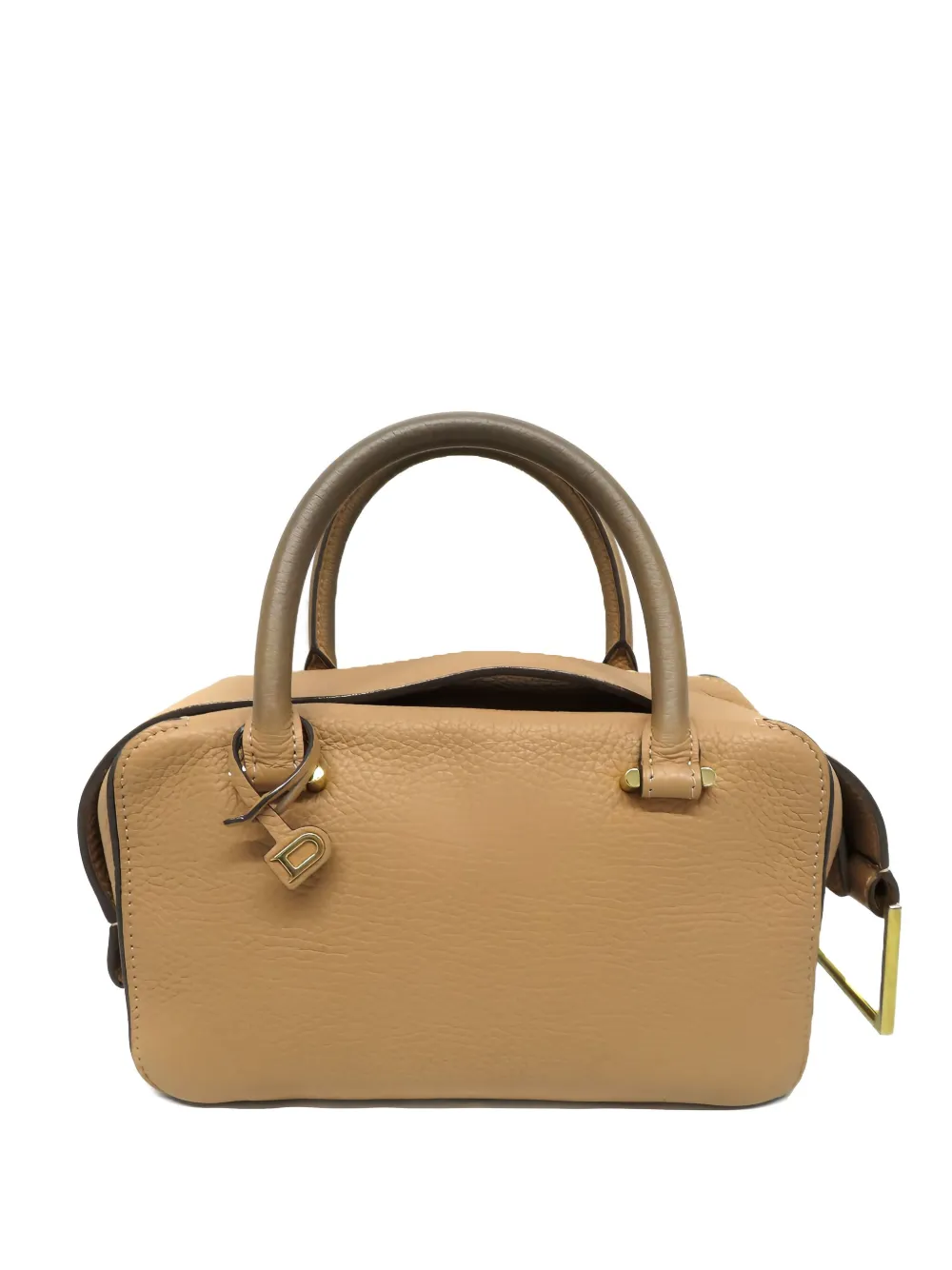 Delvaux Top Handle Charm Tote Bag In Neutral
