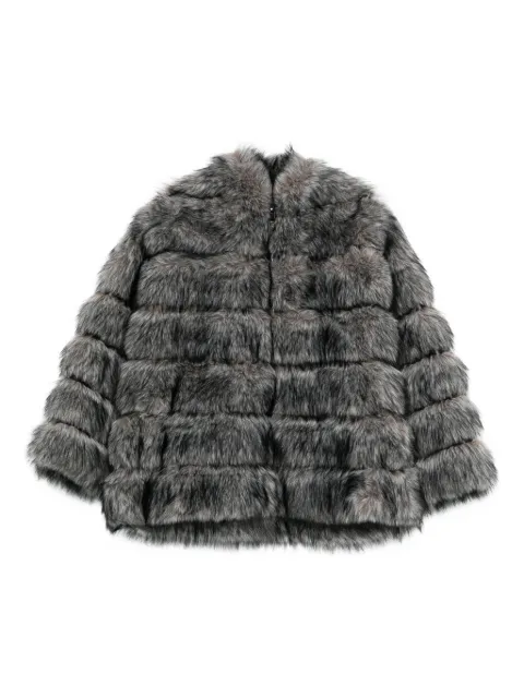 Betta Corradi oversized faux fur jacket