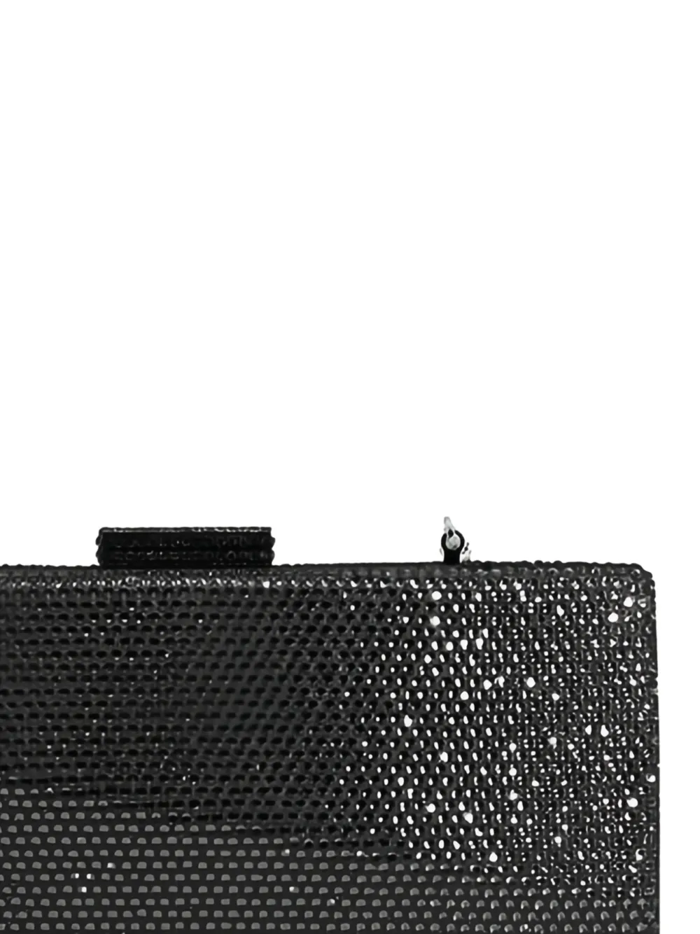 TWENTY FOURHAITCH embellished chain clutch bag - Zwart