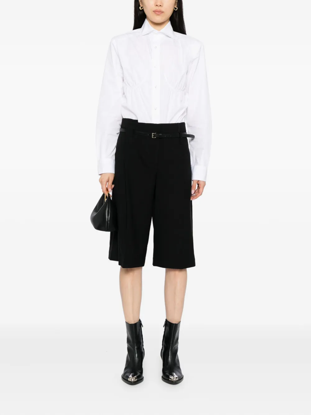 YCH short à taille ceinturée | Bermudas | Image 2