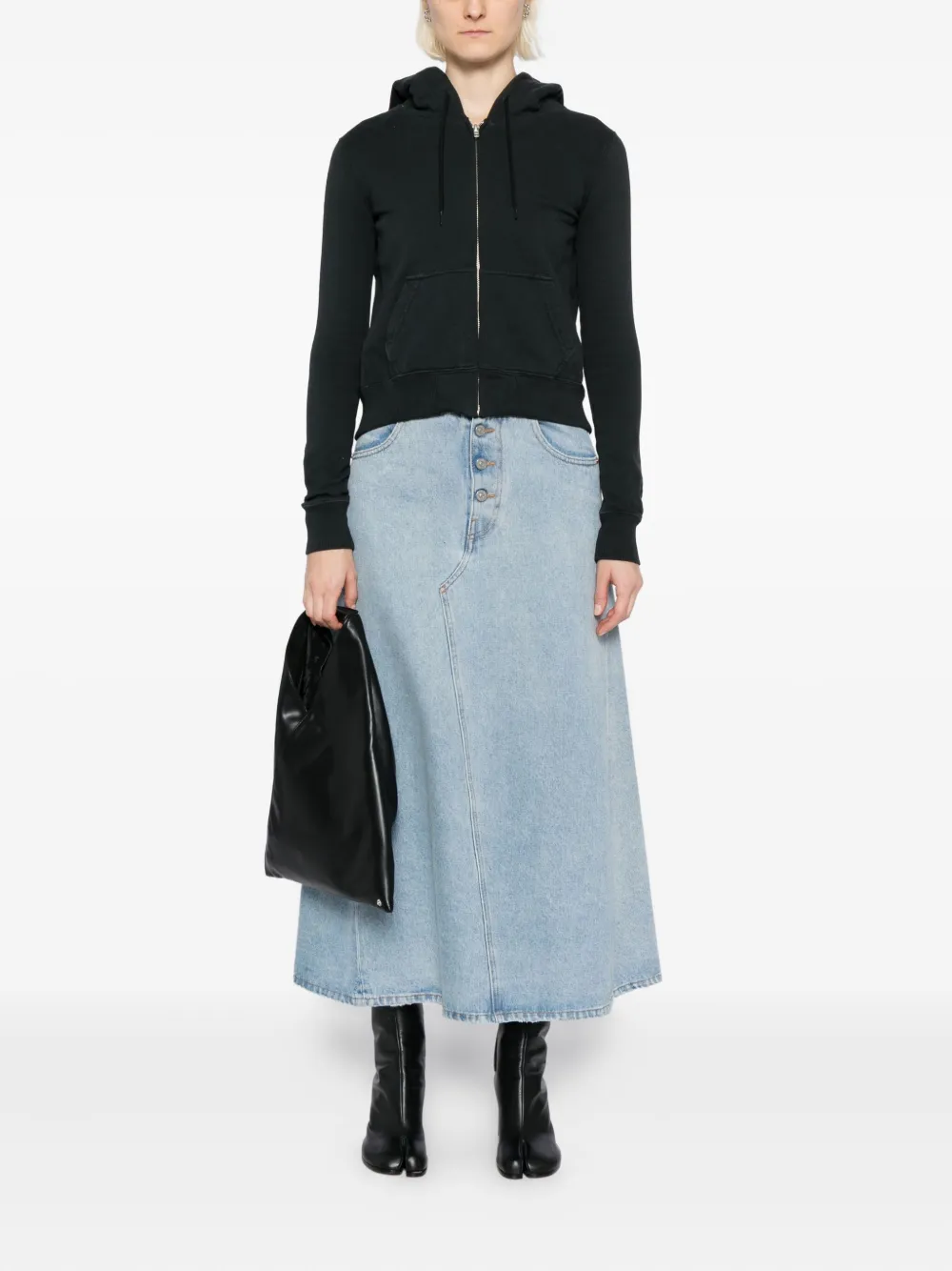 MM6 Maison Margiela Jack met geborduurd logo Grijs