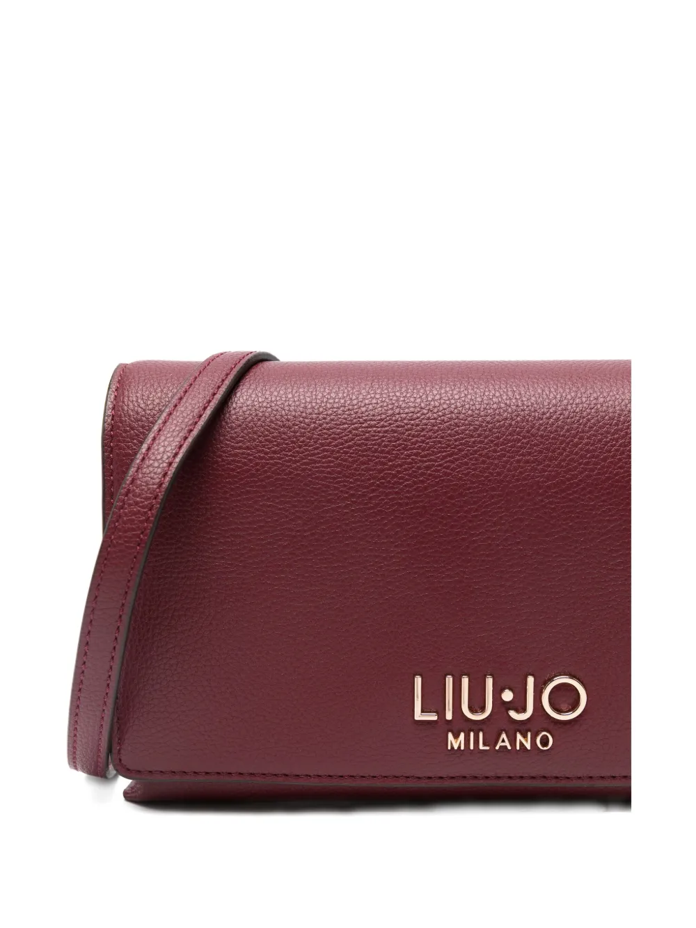 Liu •jo Caliwen Logo-lettering Crossbody Bag In Burgundy