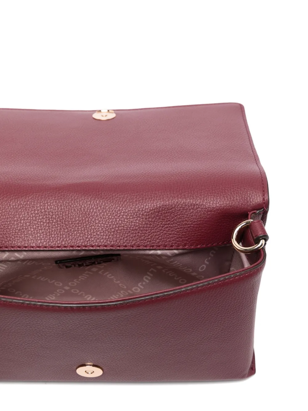 Liu •jo Caliwen Logo-lettering Crossbody Bag In Burgundy