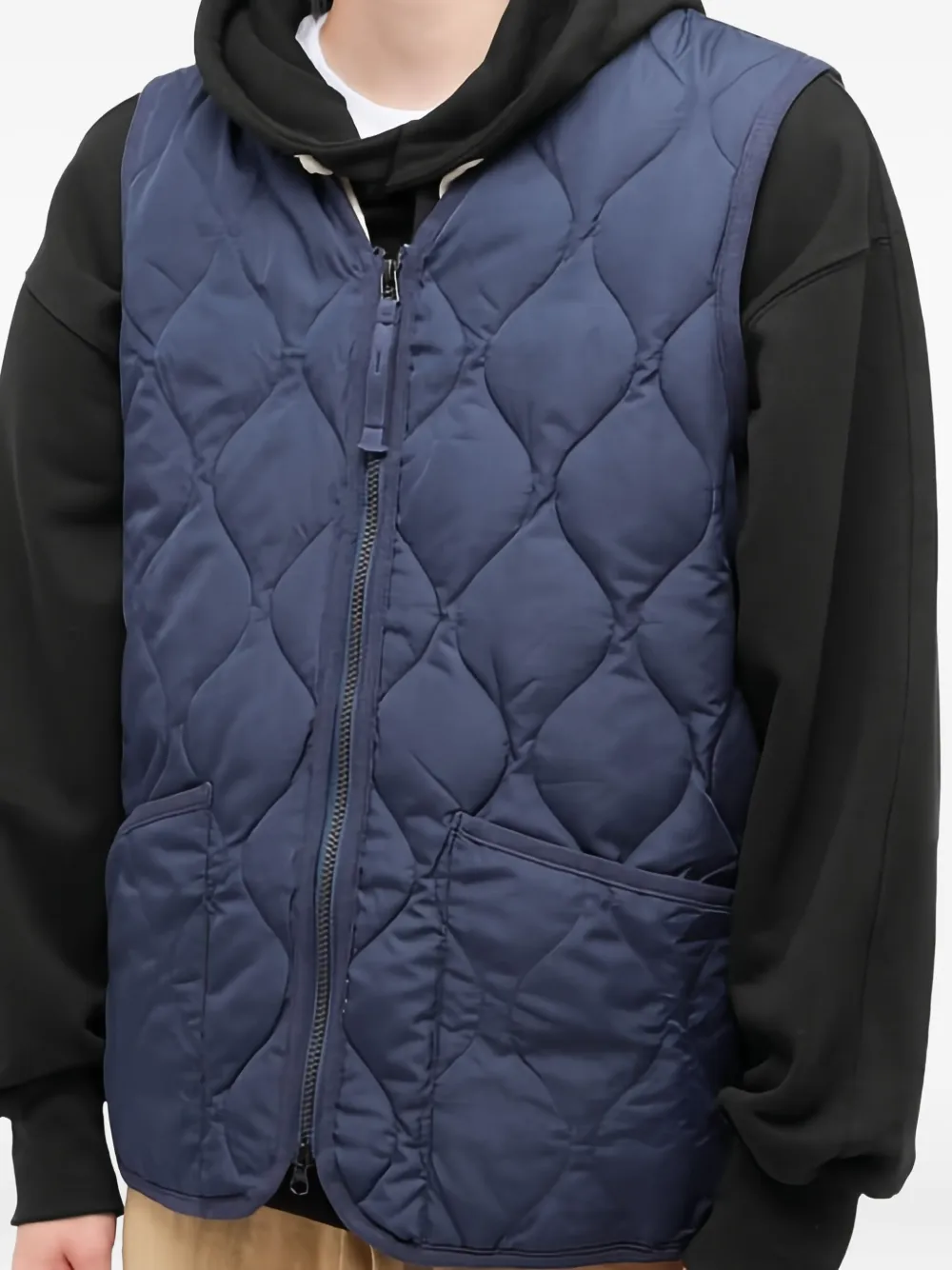 Taion V-neck padded gilet | Waistcoats & Gilets | Image 2
