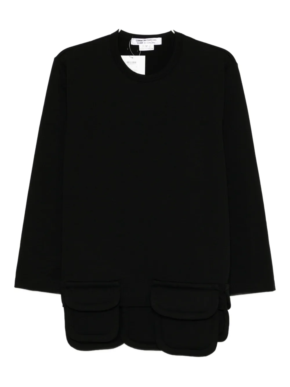 Comme Des Garçons Long-sleeve T-shirt In Black