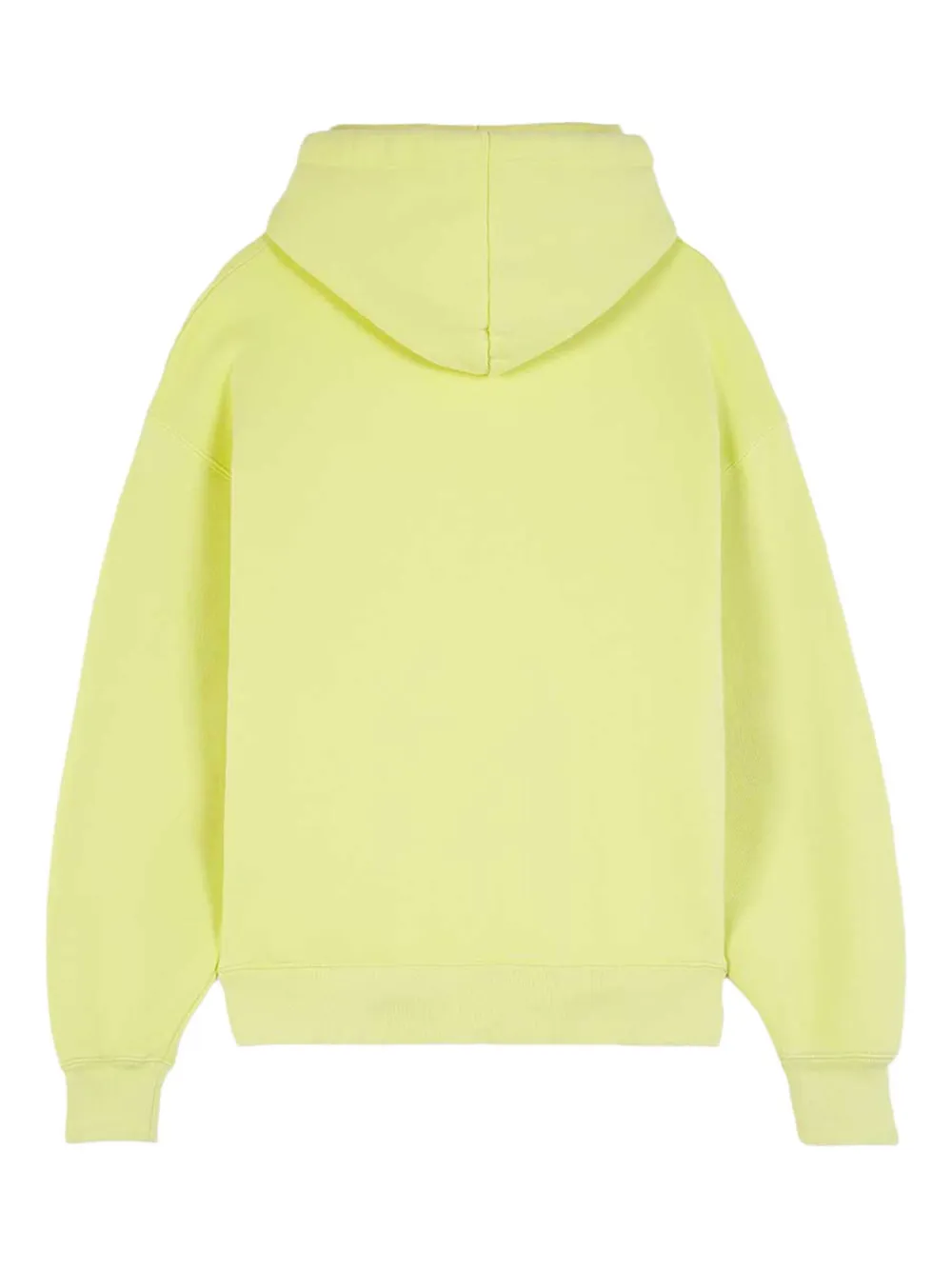 Maison Kitsuné Drawstring Hooded Hoodie In Yellow