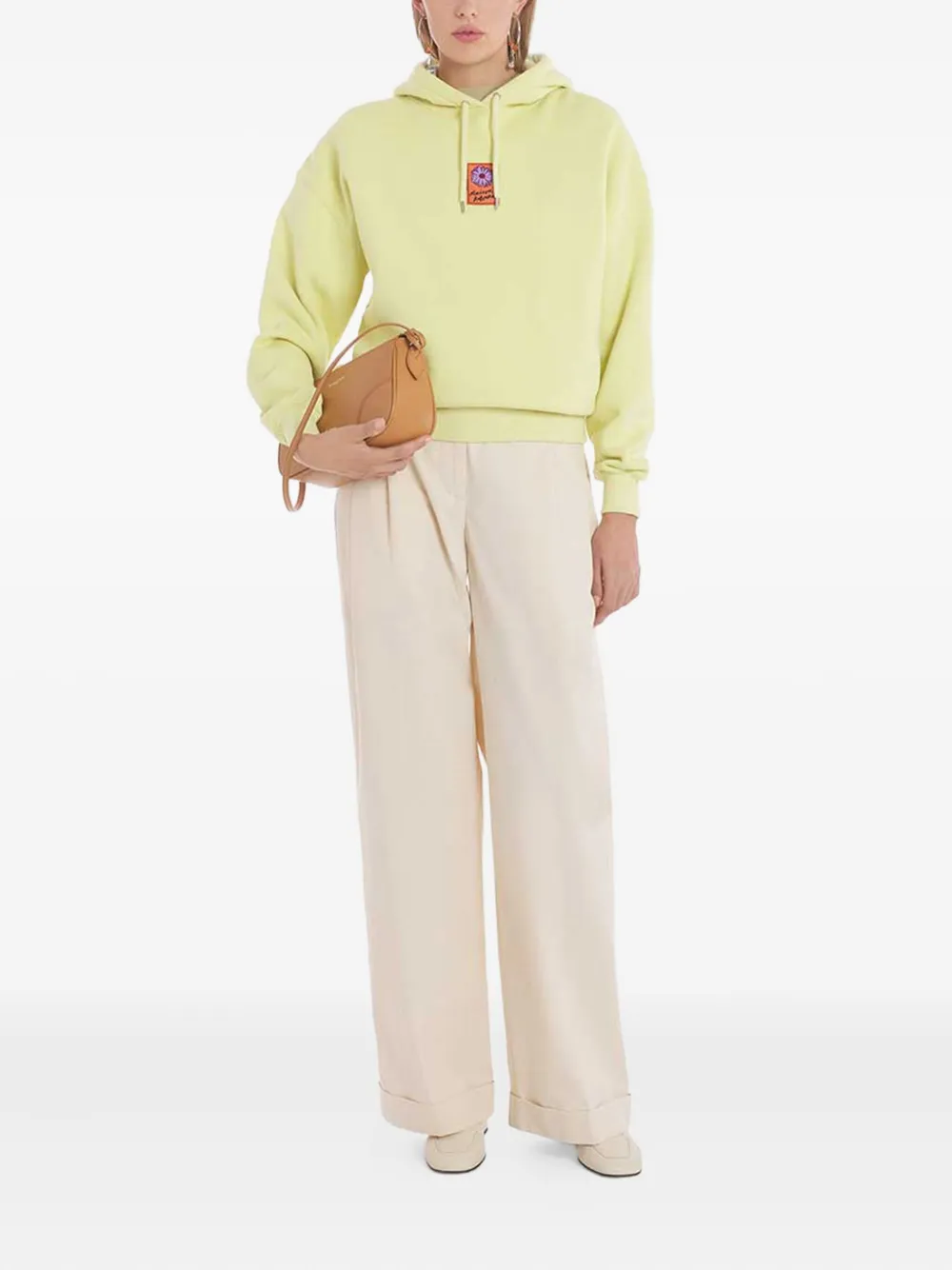 Maison Kitsuné Hoodie met trekkoord - Geel