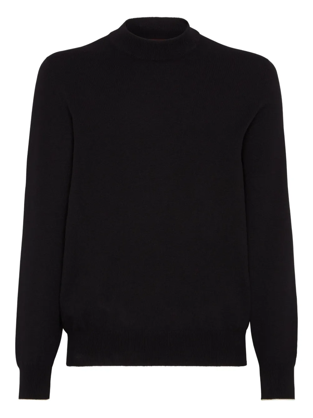 Brunello Cucinelli funnel-neck sweater | Black | Image 1