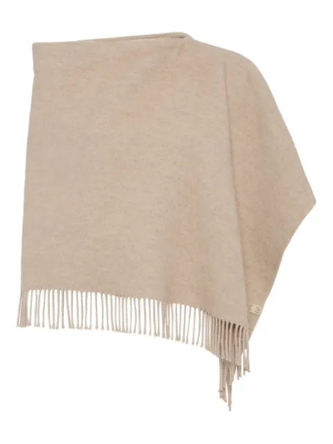 Brunello Cucinelli fringed poncho