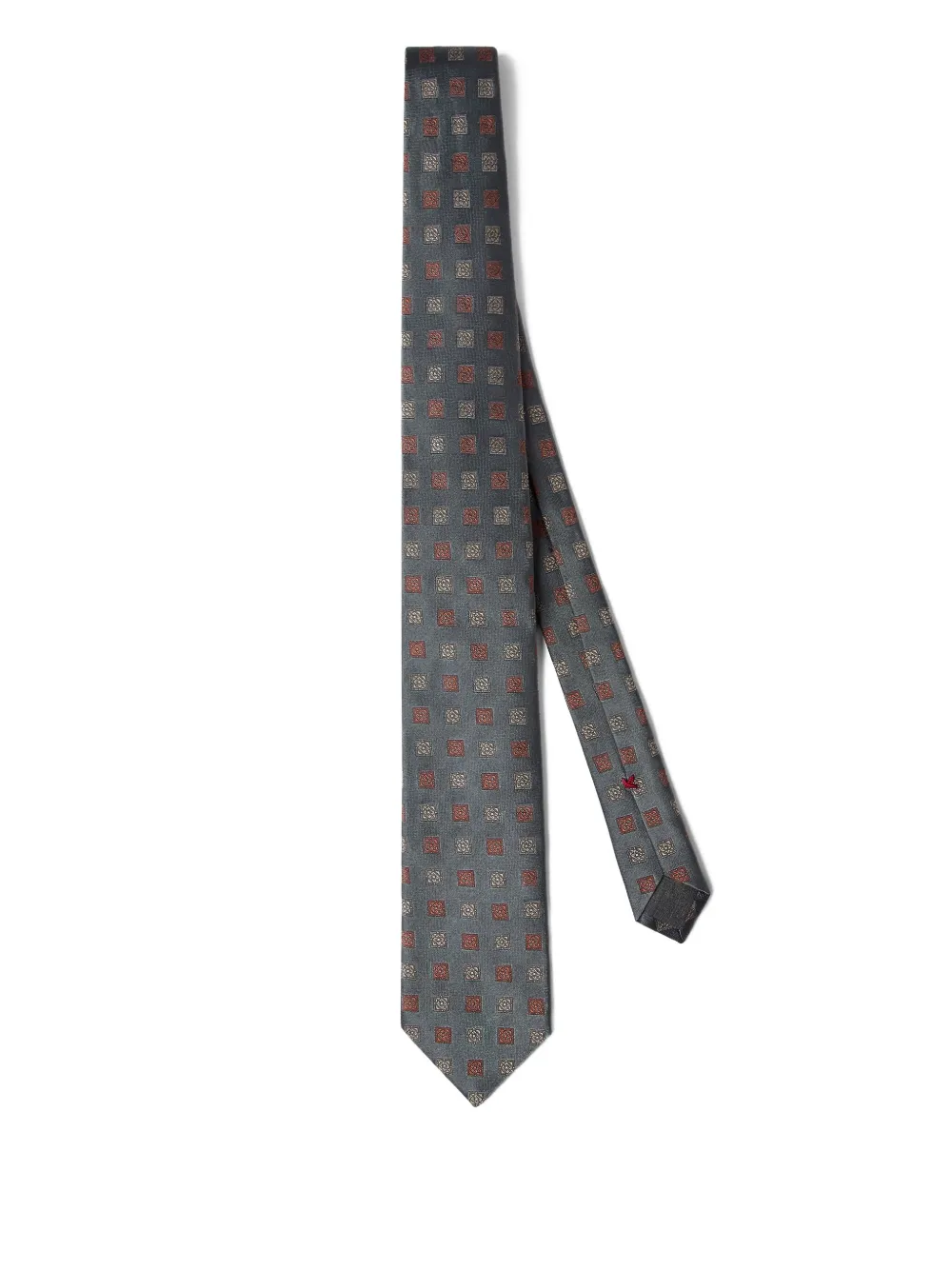 Brunello Cucinelli patterned tie | Grey | Image 1