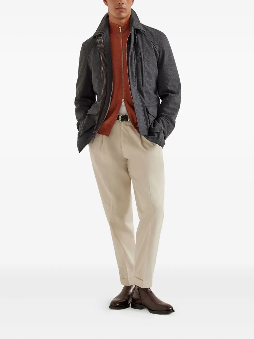 Brunello Cucinelli zip-front cardigan | Cardigans | Image 2