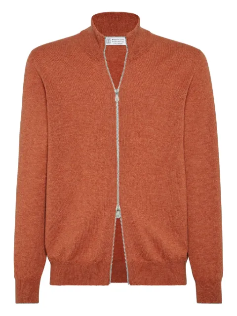Brunello Cucinelli zip-front cardigan