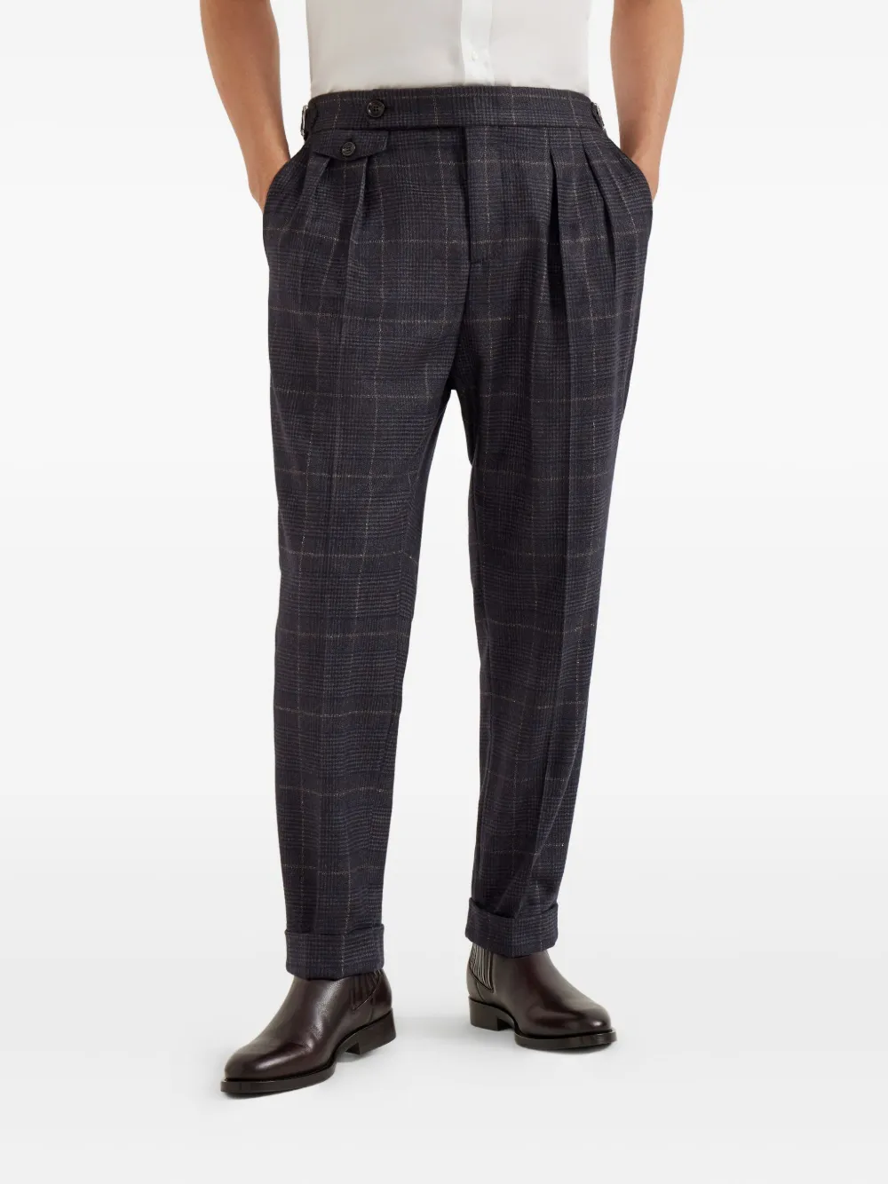 Brunello Cucinelli Plooibroek Grijs