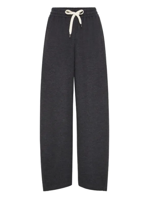 Brunello Cucinelli drawstring track trousers